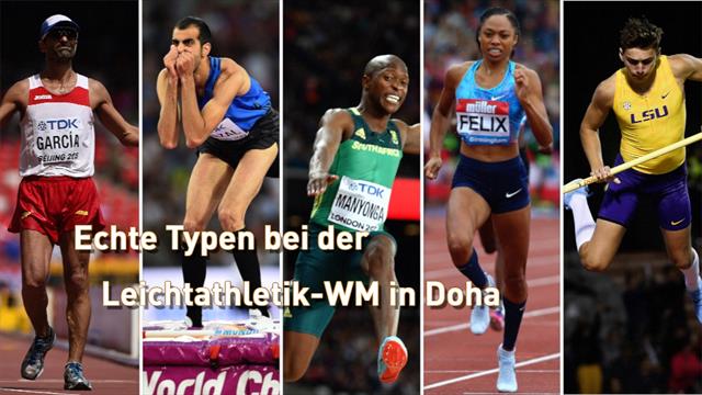 Ex-Junkie, Herzpatientin & Co.: Typen der Leichtathletik-WM Ex-Junkie, Herzpatientin & Co.: Typen der Leichtathletik-WM