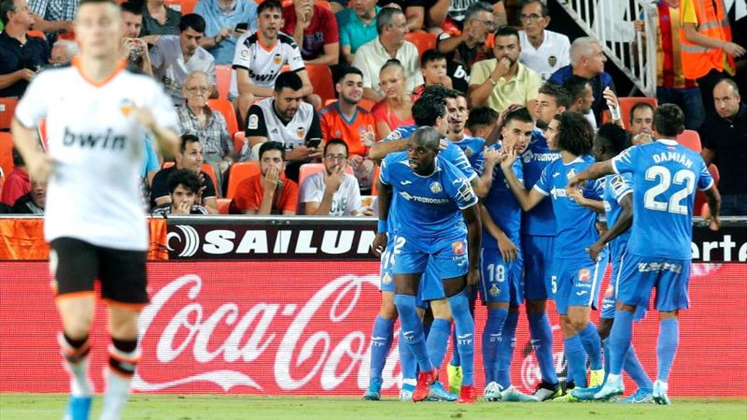 Resultado de imagen de valencia 3-3 getafe ficha tecnica