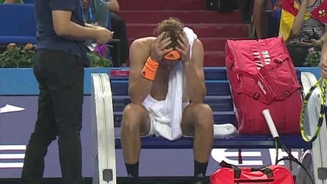 Avant son abandon, Tsitsipas avait engagé un beau bras de fer contre Mannarino Avant son abandon, Tsitsipas avait engagé un beau bras de fer contre Mannarino