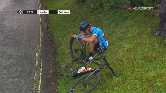 WK Wielrennen | Bizar pechgeval voor Colombiaanse junior WK Wielrennen | Bizar pechgeval voor Colombiaanse junior
