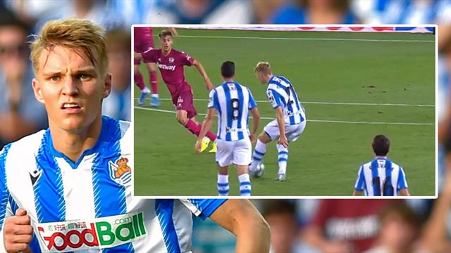 Watch Odegaard’s ‘outrageously good’ assist for Sociedad