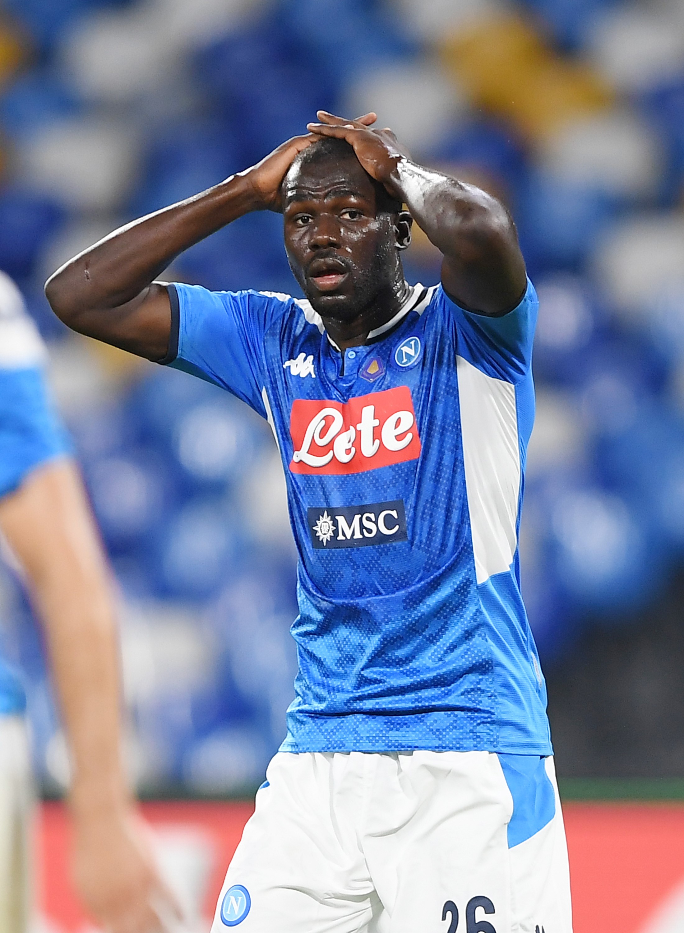 La disperazione di Kalidou Koulibaly, Getty Images