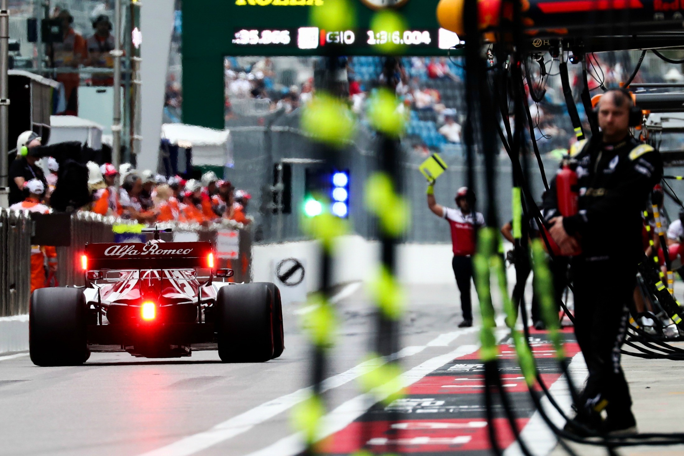 Kimi Räikkönen (Alfa Romeo) au Grand Prix de Russie 2019