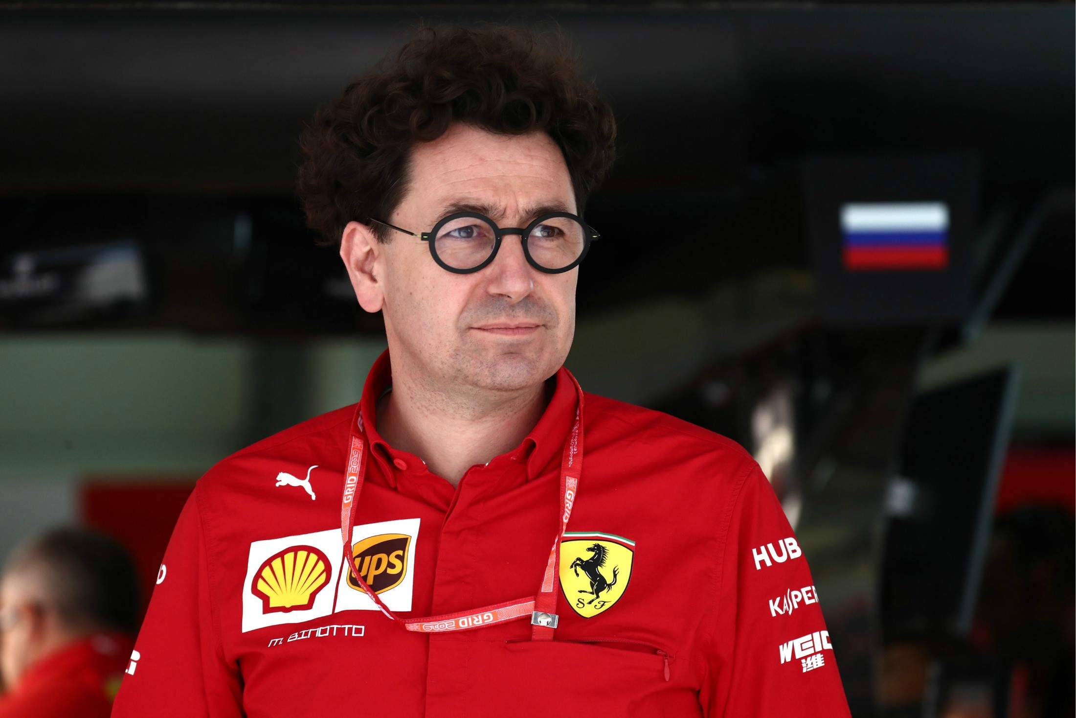Mattia Binotto (Ferrari) au Grand Prix de Russie 2019