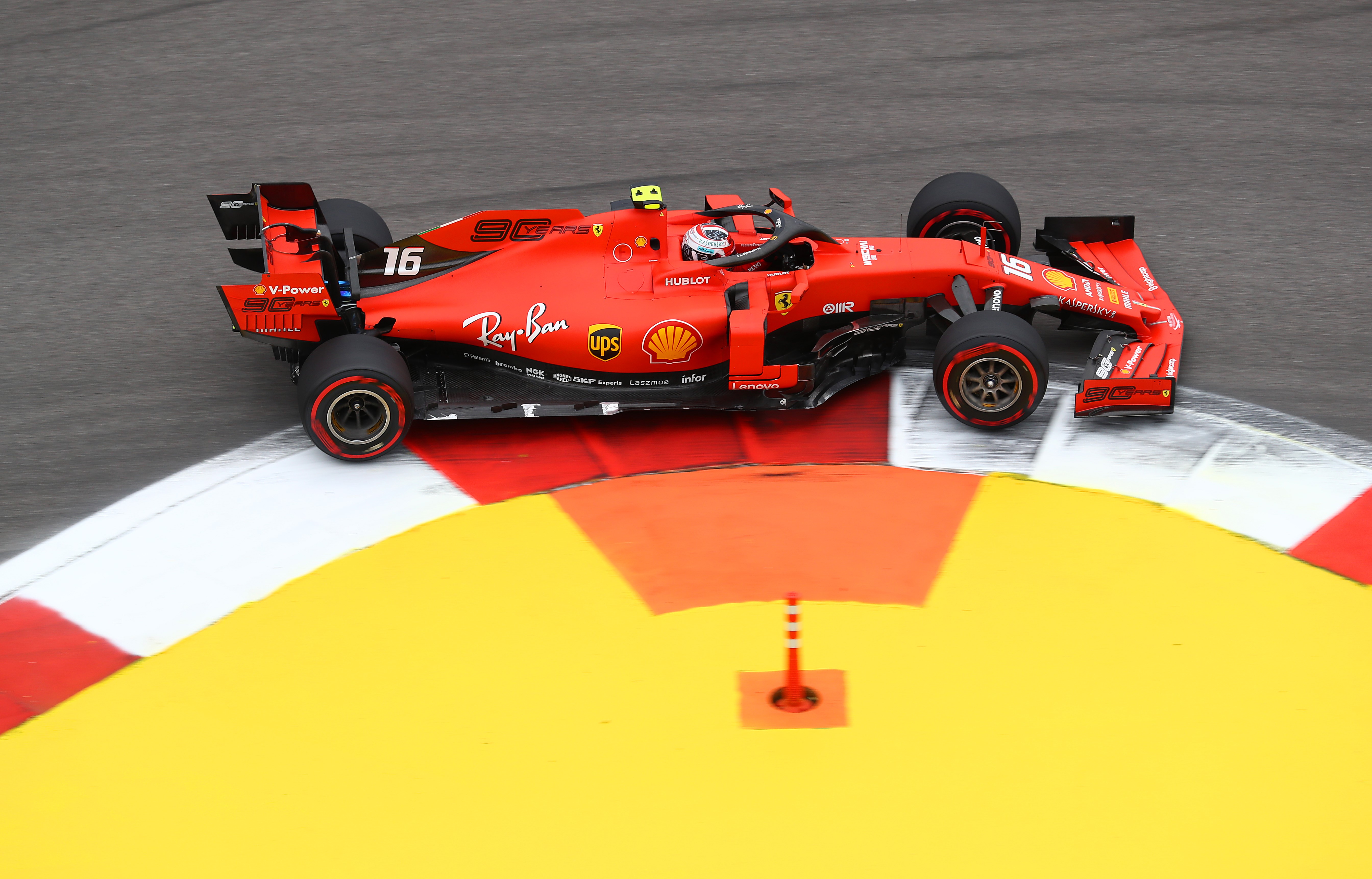 Charles Leclerc (Ferrari) au Grand Prix de Russie 2019