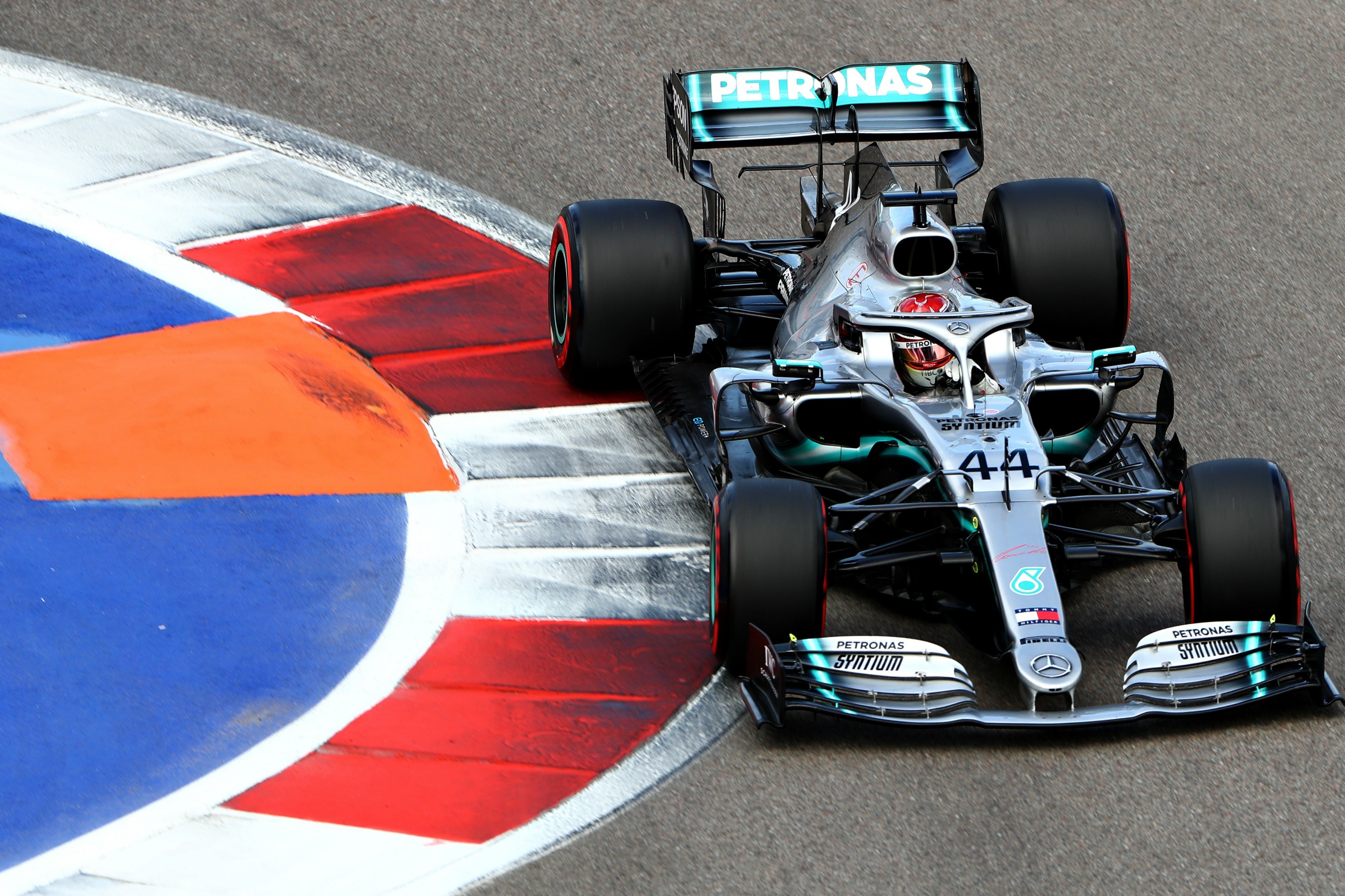 Lewis Hamilton (Mercedes) au Grand Prix de Russie 2019