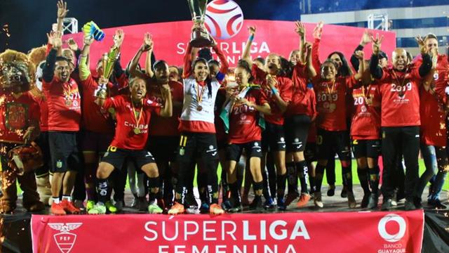 2-0 (4-1). Deportivo Cuenca campeón de la primera Superliga femenina de fútbol en Ecuador