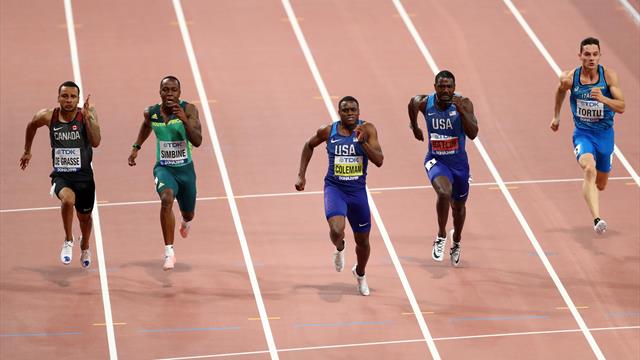 Temps canon pour grosse domination : revivez le 100m victorieux de Coleman Temps canon pour grosse domination : revivez le 100m victorieux de Coleman