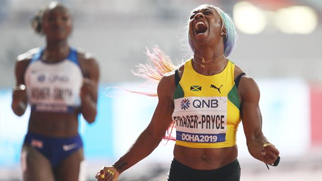 🥇 Fraser-Pryce vuelve a ser la más grande dos años después de ser madre