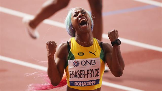 Dix ans après, Fraser-Pryce est encore au sommet : son 100m canon en vidéo Dix ans après, Fraser-Pryce est encore au sommet : son 100m canon en vidéo