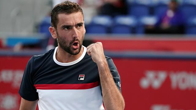 Les temps forts de Cilic - Sugita Les temps forts de Cilic - Sugita