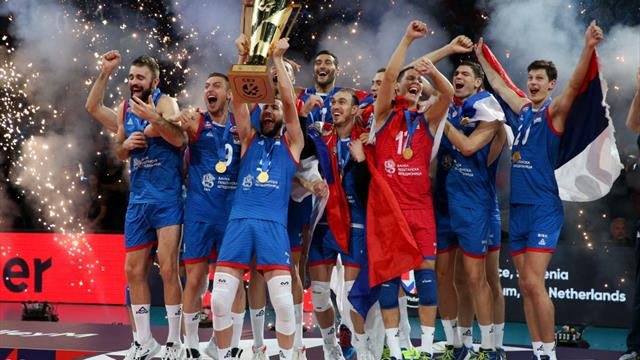 Euro 2019 de volley : la Serbie remporte le titre en battant la Slovénie en finale