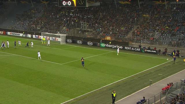 Höjdpunkter: Wolfsberg v Roma Höjdpunkter: Wolfsberg v Roma