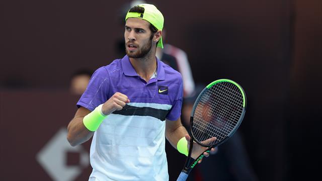 Khachanov a renversé Fognini : Les temps forts Khachanov a renversé Fognini : Les temps forts