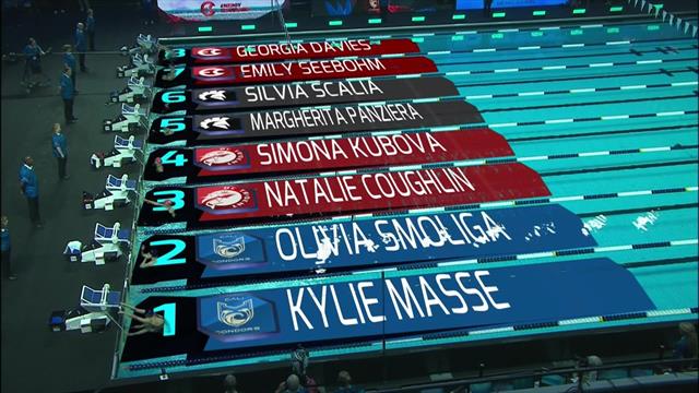 Olivia Smoliga seals 50m backstroke for Cali Condors, Georgia Davies takes third for Energy Standard Olivia Smoliga seals 50m backstroke for Cali Condors, Georgia Davies takes third for Energy Standard