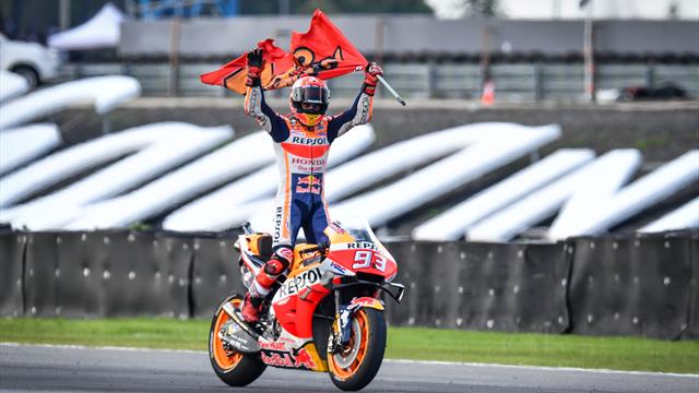 Marquez seals his sixth MotoGP title in Thailand