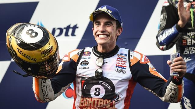 Palmarès : Marquez déjà dans la roue de Rossi