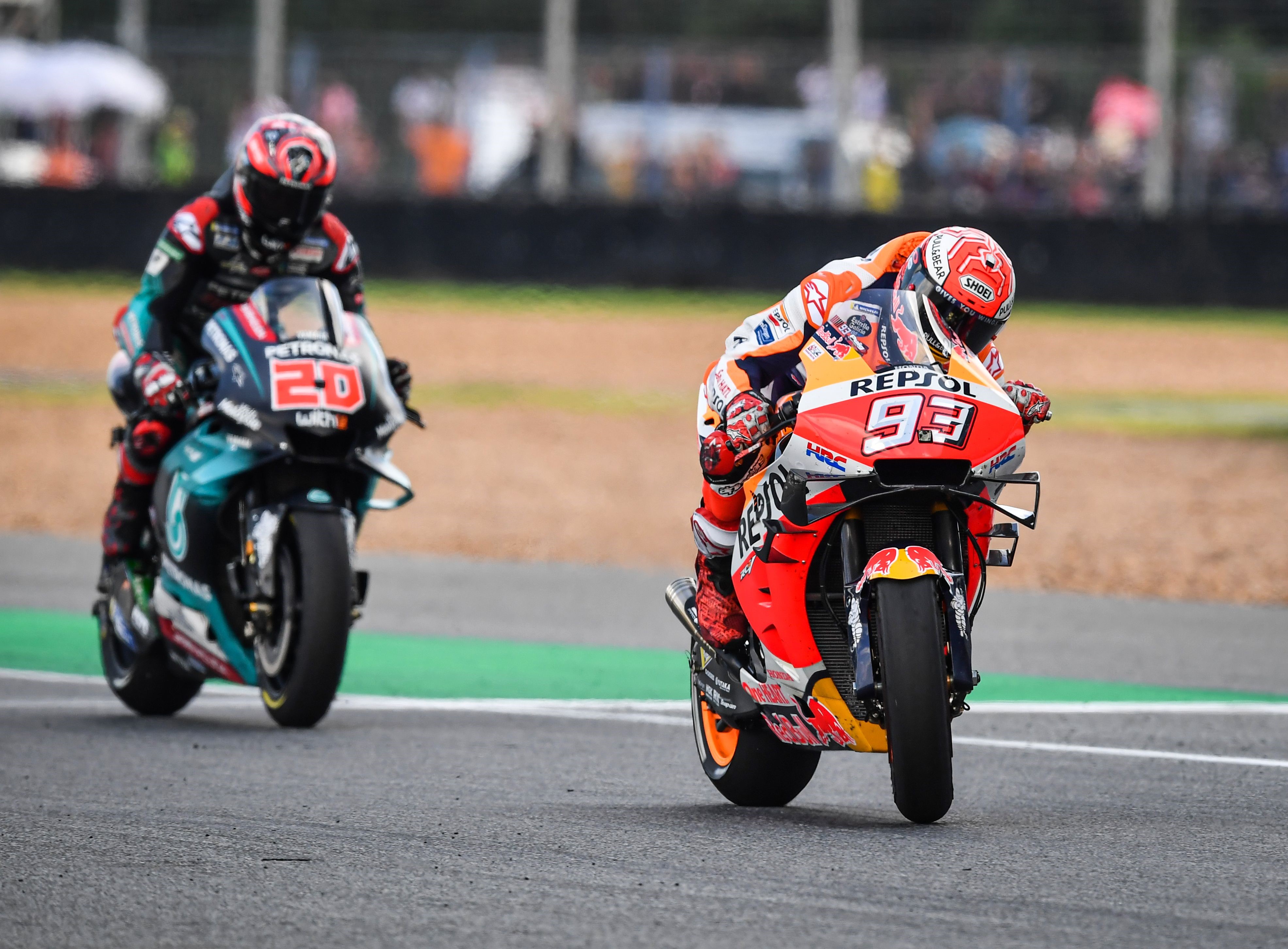 Marc Marquez (Honda HRC) au Grand Prix de Thaïlande 2019