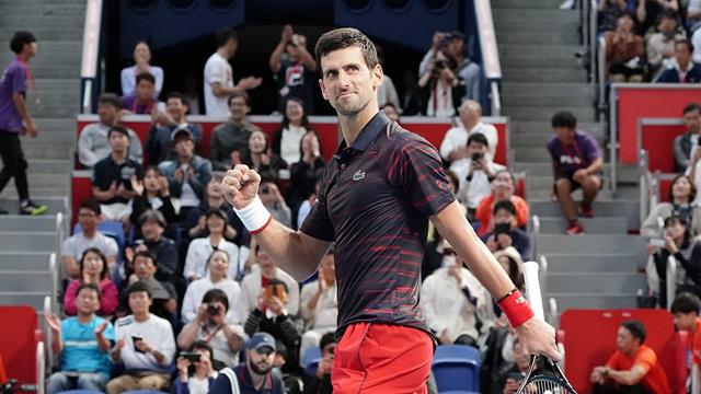 Sans forcer mais avec sérieux, Djokovic a envoyé un message avant Shanghai Sans forcer mais avec sérieux, Djokovic a envoyé un message avant Shanghai