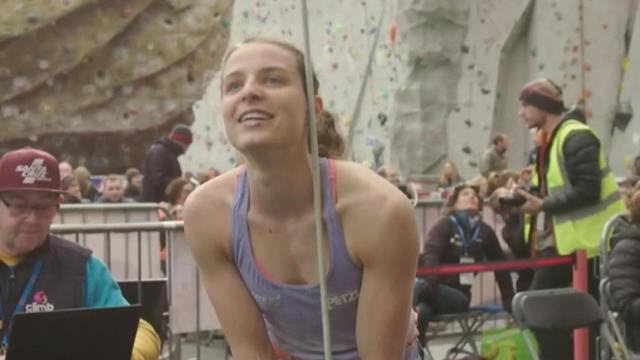 EK klimmen | De halve finale klim van Belgische Verhoeven EK klimmen | De halve finale klim van Belgische Verhoeven