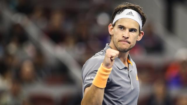 Chahuté, accrocheur puis souverain : Thiem n'a rien lâché dans une finale de haute volée Chahuté, accrocheur puis souverain : Thiem n'a rien lâché dans une finale de haute volée