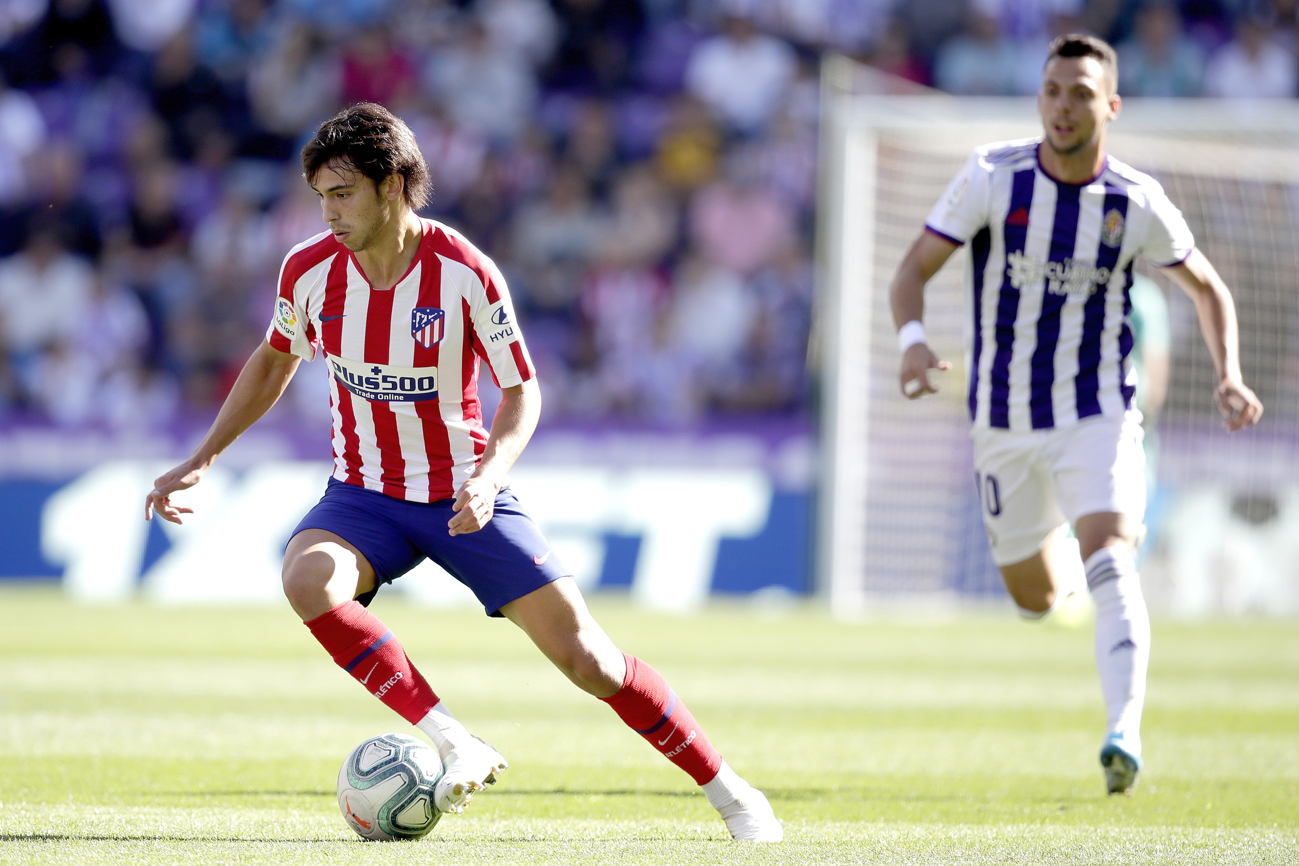 Joao Felix of Atletico Madrid during the La Liga Santander match between Real Valladolid v Atletico Madrid at the Estadio Nuevo José Zorrilla on October 6, 2019 in Valladolid Spain