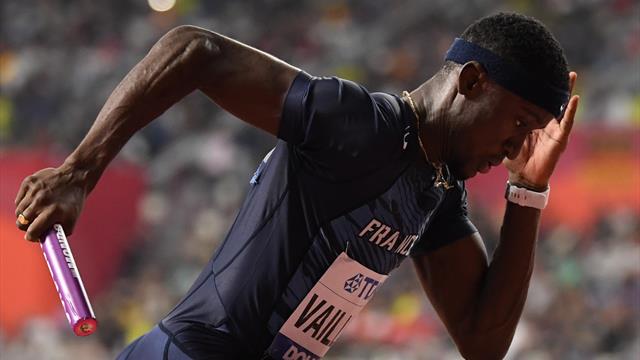 Les Bleus loin du compte sur le 4x400m