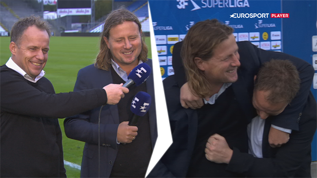 Best of best friends: Kavalkade af sjove klip, hvor Bo Henriksen og Jakob Michelsen roser hinanden Best of best friends: Kavalkade af sjove klip, hvor Bo Henriksen og Jakob Michelsen roser hinanden