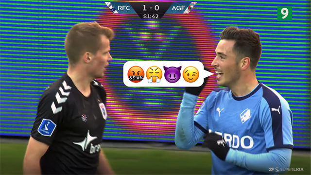 Skænderi på banen: Hvad siger Vito Hammershøy-Mistrati til Nicolai Poulsen? Skænderi på banen: Hvad siger Vito Hammershøy-Mistrati til Nicolai Poulsen?