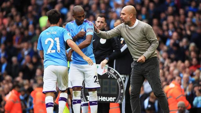 Guardiola richtig sauer: "Jedes Wochenende eine Schwalbe" Guardiola richtig sauer: "Jedes Wochenende eine Schwalbe"