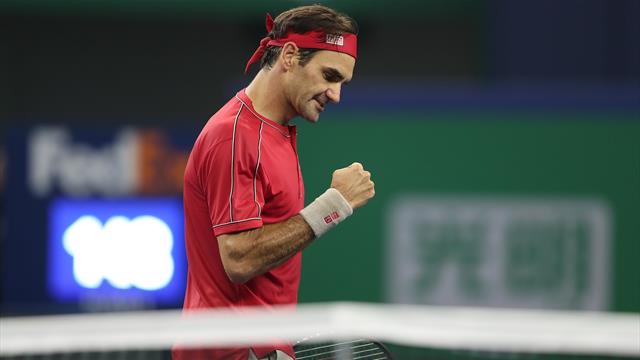 Masters de Shanghái, Albert Ramos-Roger Federer: Precisión suiza al servicio