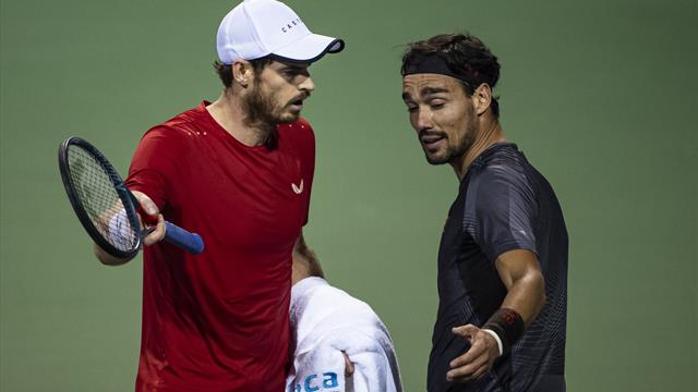 Murray and Fognini's furious row 'continued in locker room' - report