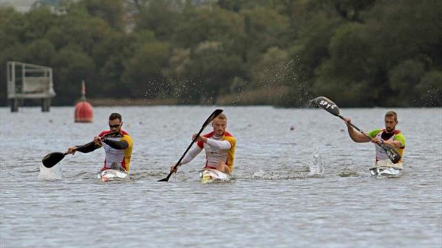 El K4 subcampeón del mundo arranca la temporada en Asturias