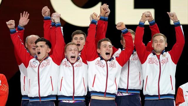 Rusia, campeón mundial de gimnasia masculina por primera vez