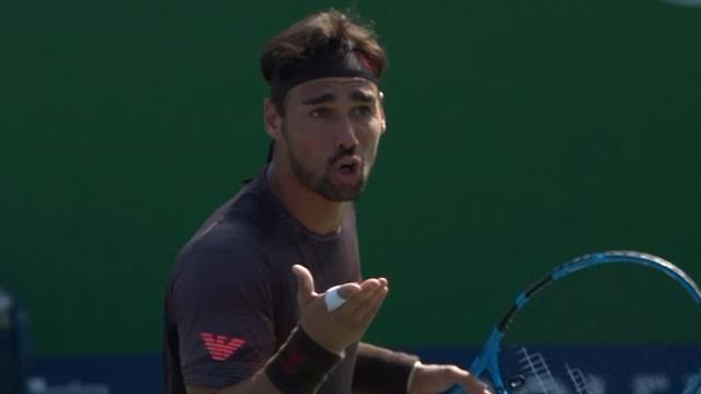 Fabio Fognini spits towards umpire, mocks fan as bad-boy antics continue Fabio Fognini spits towards umpire, mocks fan as bad-boy antics continue
