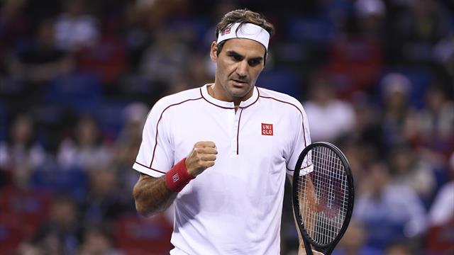 Masters de Shanghái, David Goffin-Roger Federer: Susto antes de poner la directa