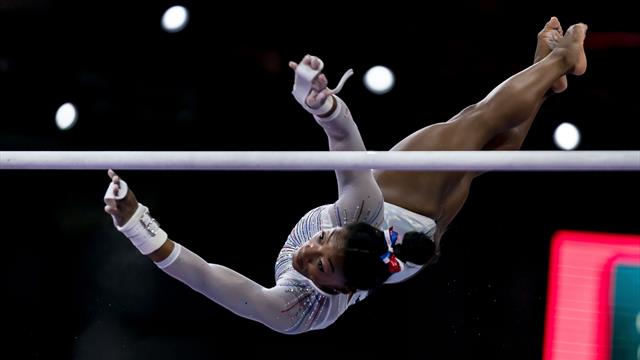 Simone Biles è leggenda! Campionessa del Mondo all-around per la 5a volta in carriera; Villa 16a