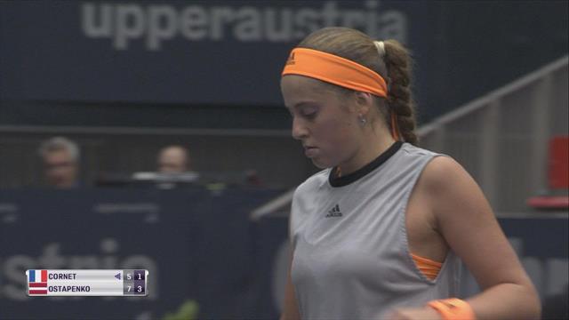 Ostapenko qualifiée après l'abandon de Cornet au 2e tour Ostapenko qualifiée après l'abandon de Cornet au 2e tour