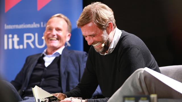 Beste Stimmung: Klopp Stargast bei Watzkes Buch-Präsentation