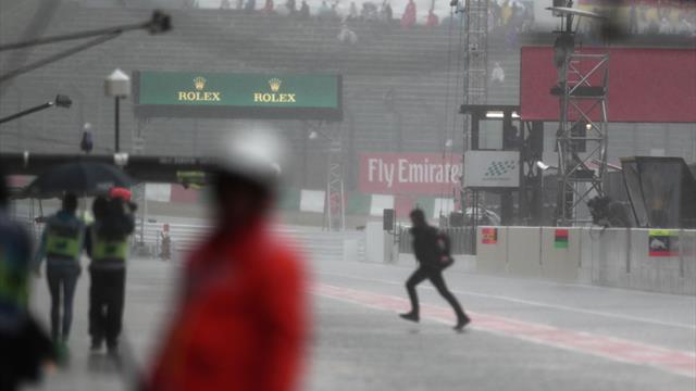 Nichts geht mehr: Taifun sorgt für Stillstand in Suzuka Nichts geht mehr: Taifun sorgt für Stillstand in Suzuka