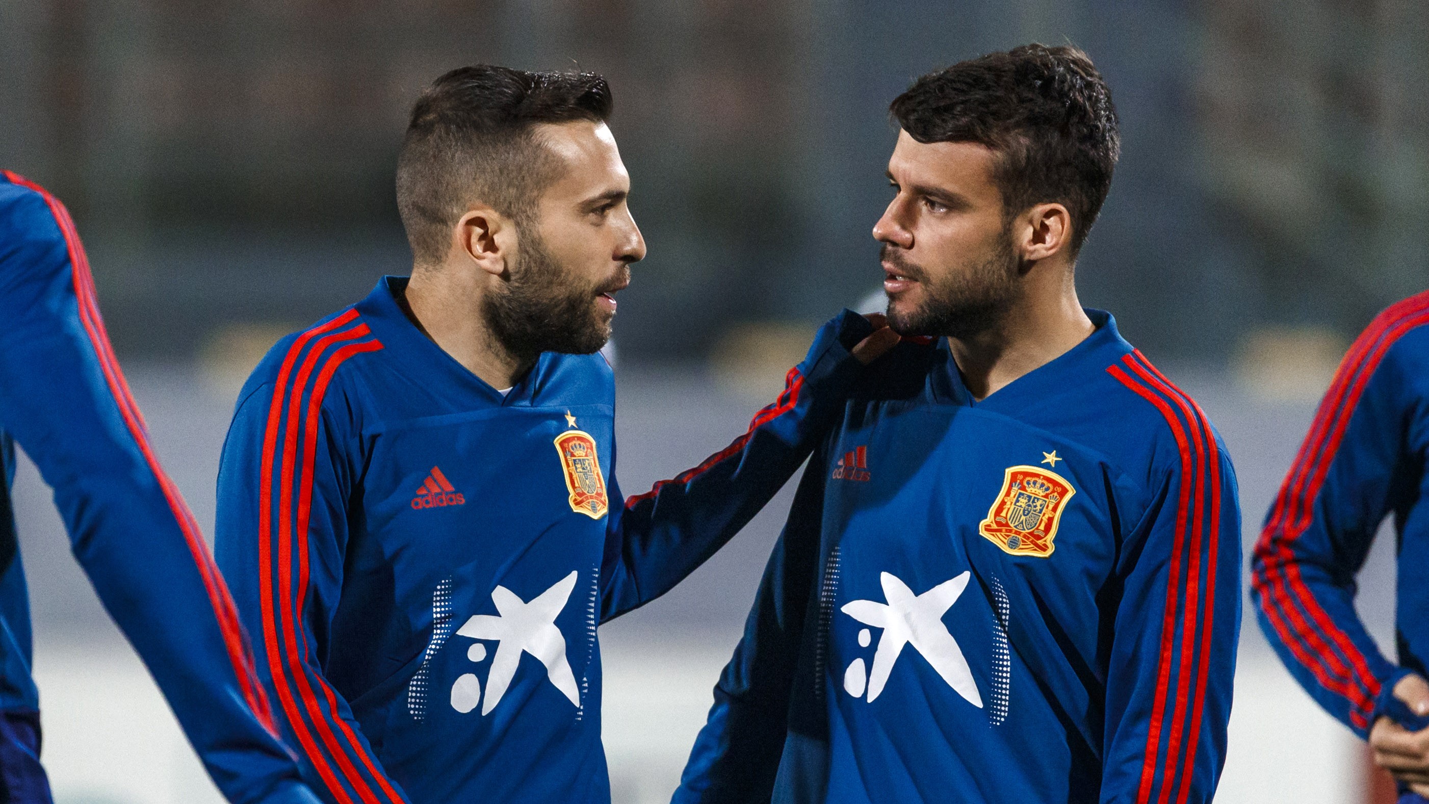 Jordi Alba et Juan Bernat