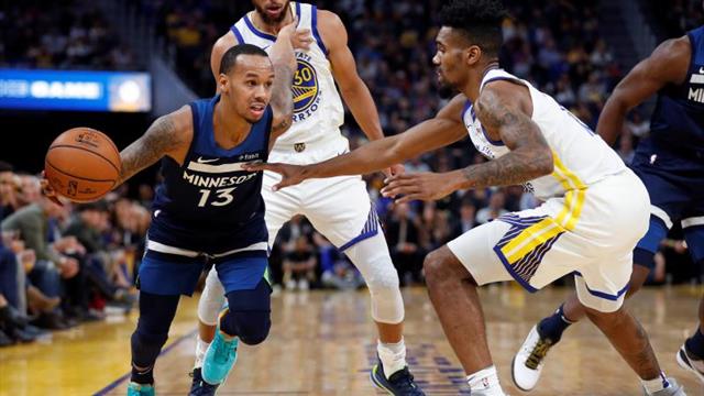 Curry brilla con 40 puntos, Leonard muestra su clase pese a un debut perdedor
