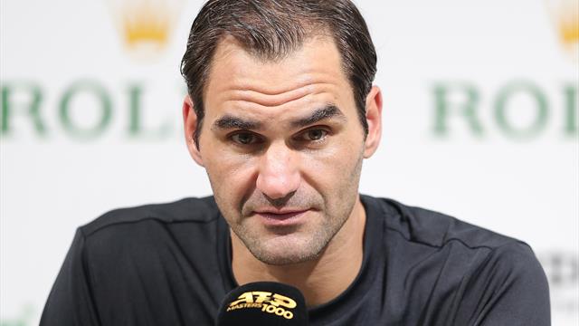 Federer: "Volete che parli dell'arbitro così poi lo scrivete su Twitter? Prossima domanda" Federer: "Volete che parli dell'arbitro così poi lo scrivete su Twitter? Prossima domanda"
