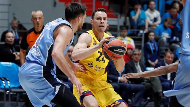 Euroliga, Zenit-Barcelona: Kuric cose a triples al Zenit y mantiene al Barcelona invicto (63-87)