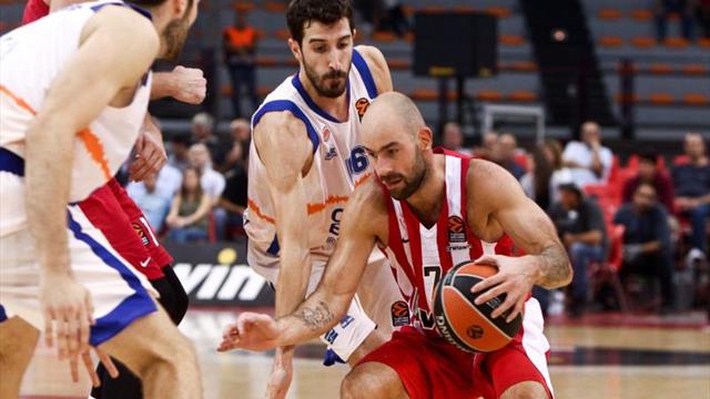 89-63. Un pésimo Valencia le regala al Olympiacos una cómoda victoria
