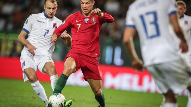 3-0. Cristiano, Guedes y Bernardo Silva acercan a Portugal a su meta