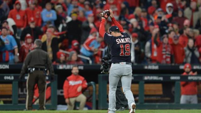 2-0. Sánchez no logra el sin hit, pero le da la ventaja a los Nacionales sobre los Cardenales