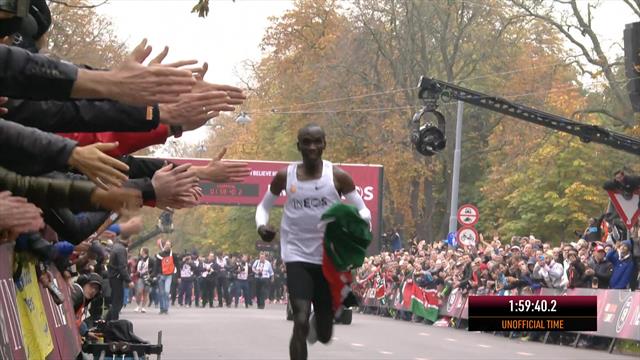 Kipchoge festeggia l'impresa dei 42 km sotto le due ore: ma quanta energia ha ancora? Kipchoge festeggia l'impresa dei 42 km sotto le due ore: ma quanta energia ha ancora?