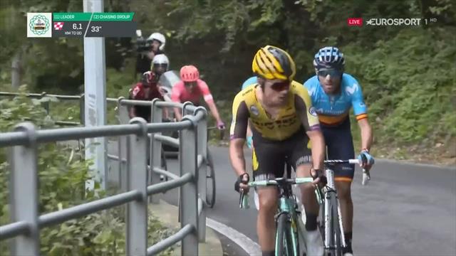 Giro de Lombardía 2019: Así frustró Valverde la fuga de Roglic para ser segundo Giro de Lombardía 2019: Así frustró Valverde la fuga de Roglic para ser segundo