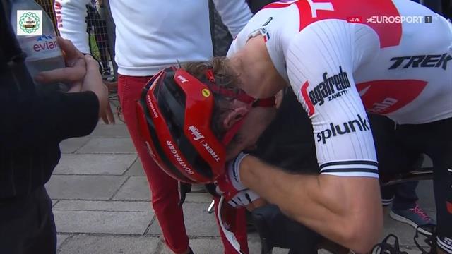 Giro de Lombardía 2019: Mollema no pudo contener las lágrimas tras la victoria Giro de Lombardía 2019: Mollema no pudo contener las lágrimas tras la victoria